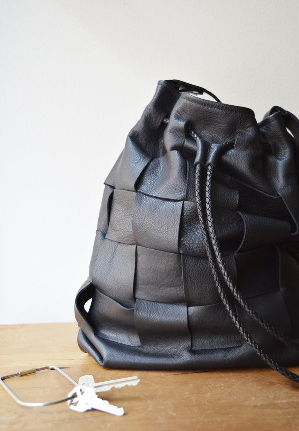 The Woven Bucket Bag