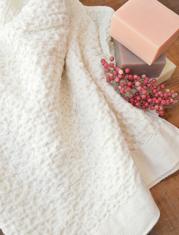 KONTEX Lattice Linen Waffle Towel - Thumbnail 3