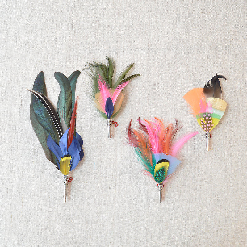 Embroidered Brooch Stitch and Tickle