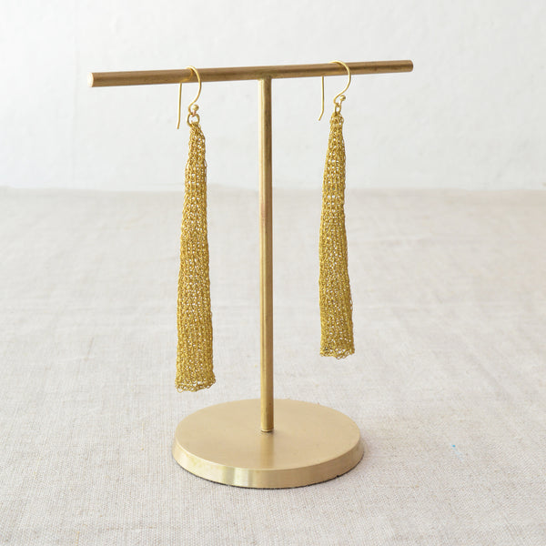 Long Cone Wire Earrings