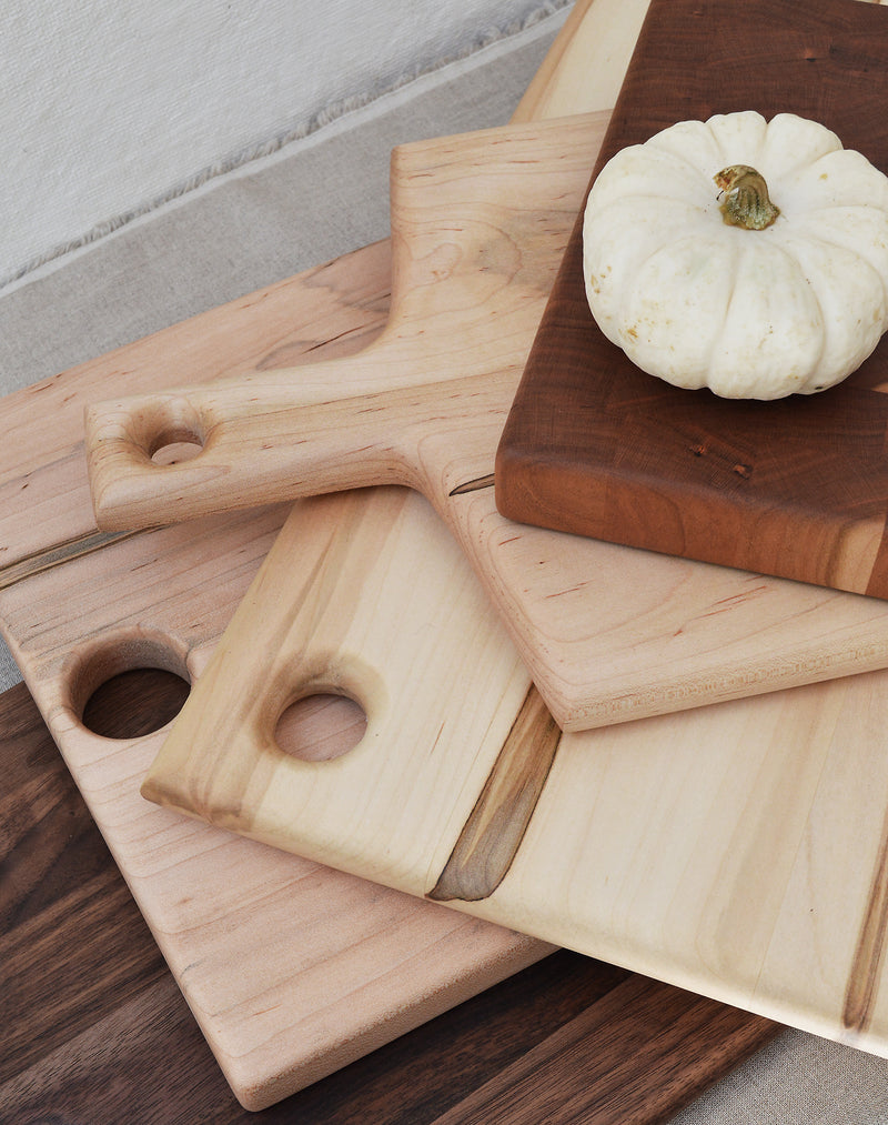 Medium Maple Wood Board with Handle