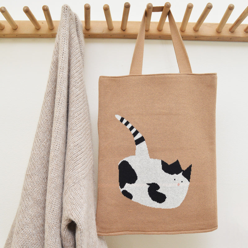 Hansel from Basel cotton cat tote. 