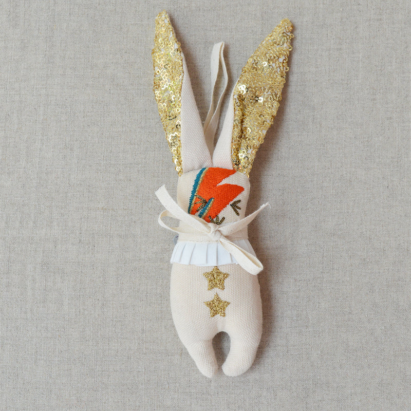 Skippy Cotton Bowie ornament Ziggy Bunny Shop Boston