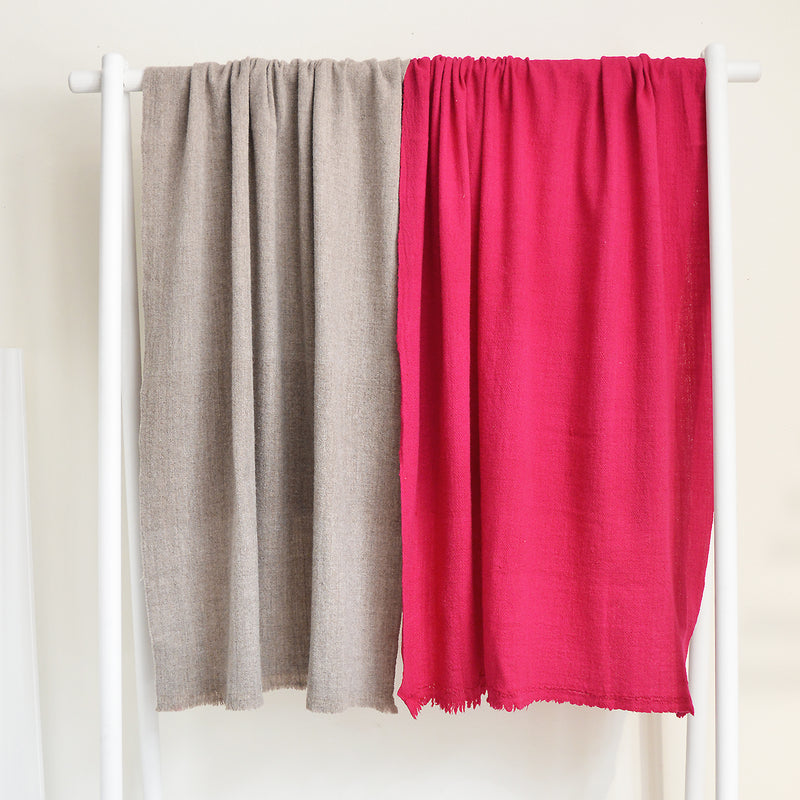 Wool khadi throw