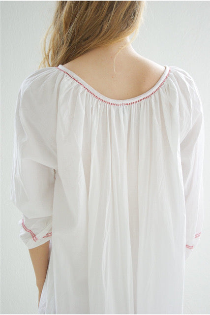 Domi peasant night gown sleepwear loungewear shop boston