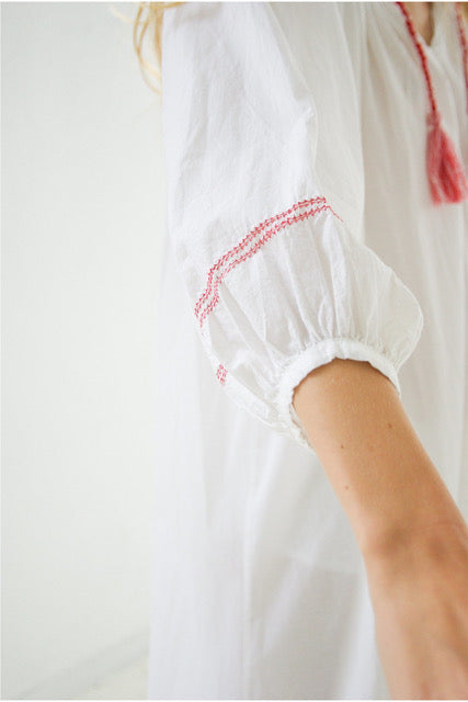 Domi peasant night gown sleepwear loungewear shop boston