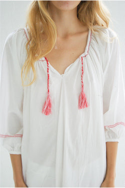 Domi peasant night gown sleepwear loungewear shop boston