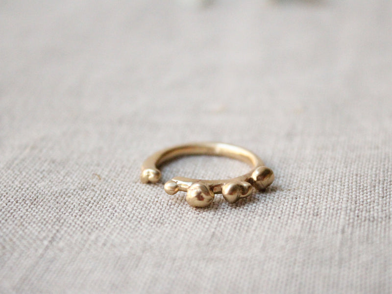 Julie Cohn Ripple bronze adjustable ring. Shop Boston