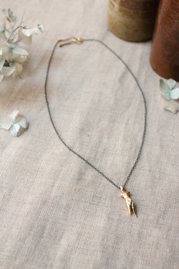 Julie Cohn Athena bronze pendant Boston shop