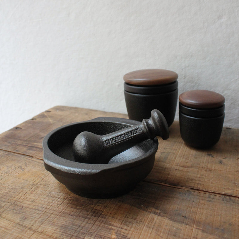 Skeppshult Cast Iron Mortar and Pestle Made in Sweden boston gift shop