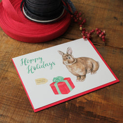 Erin Ellis Pen and Ink illustrated holiday greeting cards; Shop Boston