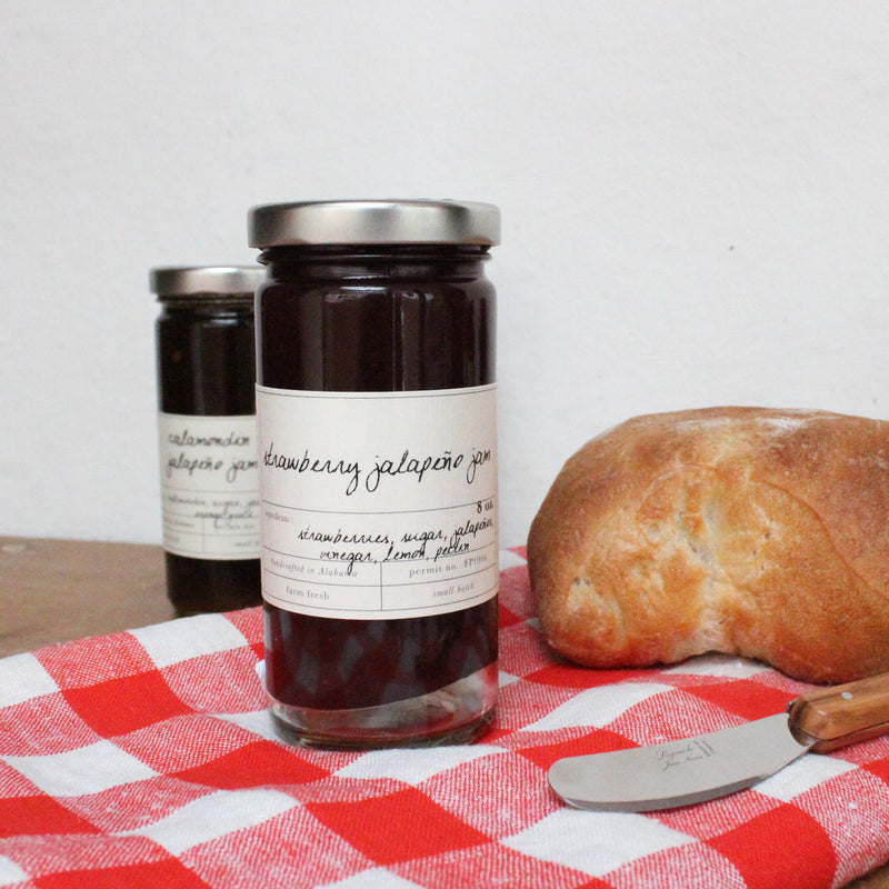 We are excited to offer delicious preserves from Stone Hollow Farmstead, a mother-daughter family farm in Alabama. All with unique flavor combinations, perfect to enjoy at breakfast or as a gift. Each jar contains 8 oz. Choose from following flavors in drop down menu: Fairytale Grapefruit Marmalade: Tart grapefruit seg…