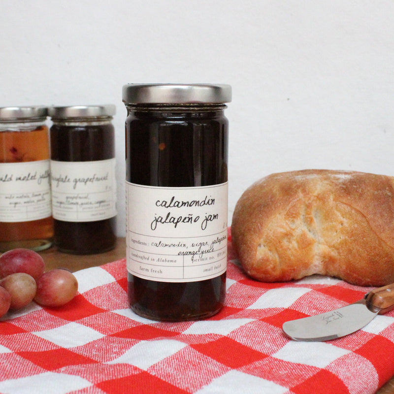 We are excited to offer delicious preserves from Stone Hollow Farmstead, a mother-daughter family farm in Alabama. All with unique flavor combinations, perfect to enjoy at breakfast or as a gift. Each jar contains 8 oz. Choose from following flavors in drop down menu: Fairytale Grapefruit Marmalade: Tart grapefruit seg…