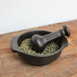 Skeppshult Cast Iron Mortar and Pestle Made in Sweden boston gift shop