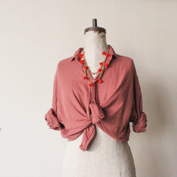 CP Shades Ramona double cotton shirt Shop Boston