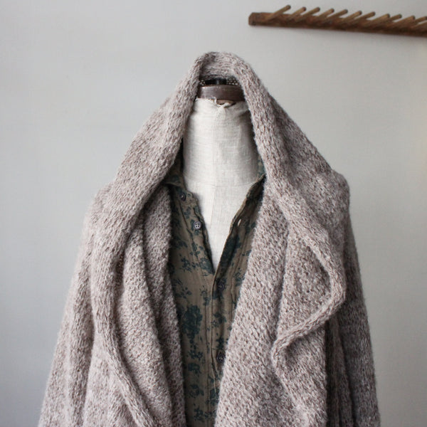 Baby alpaca wool hooded cardigan  Made in Peru Mothers in Action (MIA), a collective of Peruvian mothers handmade sustainable apparel  clothing shop Boston boutique