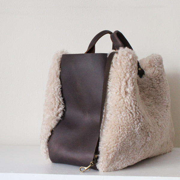The Large Shearling Tote