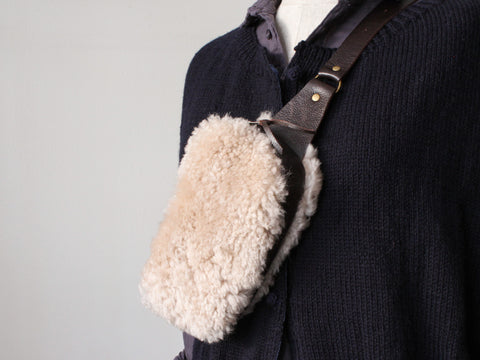 Porto Shearling Belt Bag - Thumbnail 3
