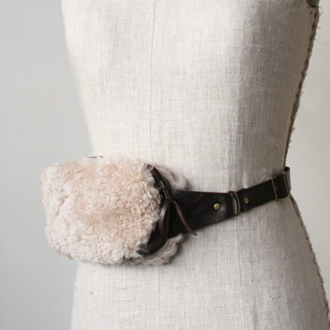 Porto Shearling Belt Bag - Thumbnail 2