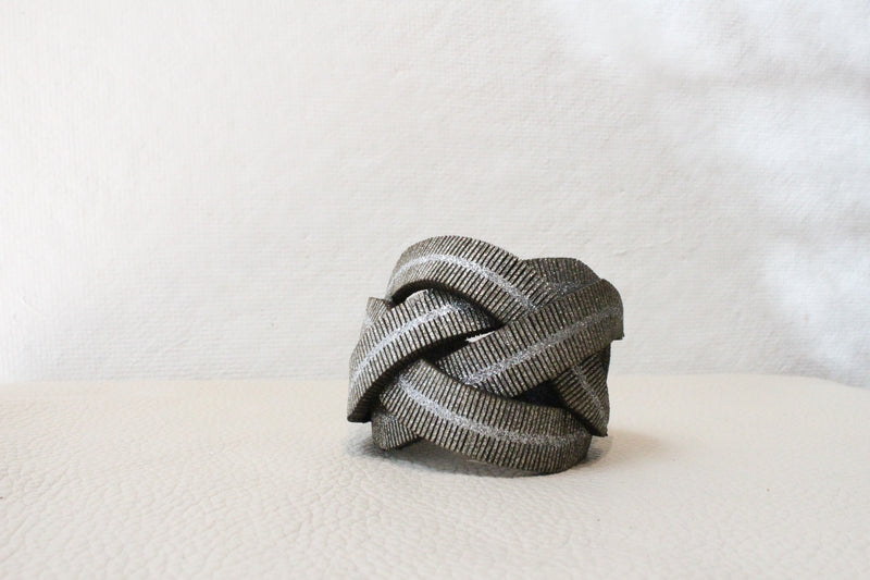 Leather Braided Fringe  over bracelet Oropopo Shop Boston