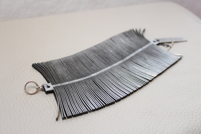 Leather Fringe Bracelet  Oropopo Shop Boston