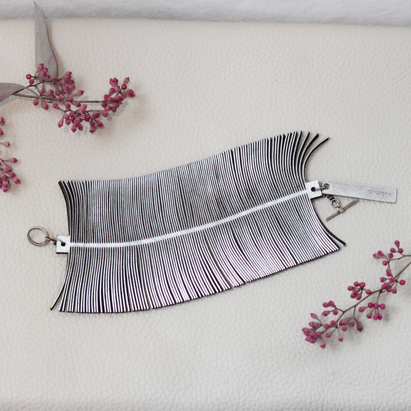 Leather Fringe Bracelet  Oropopo Shop Boston