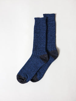Buy Men's My Week Monday Funny Crew Socks - Navy Blue Cotton