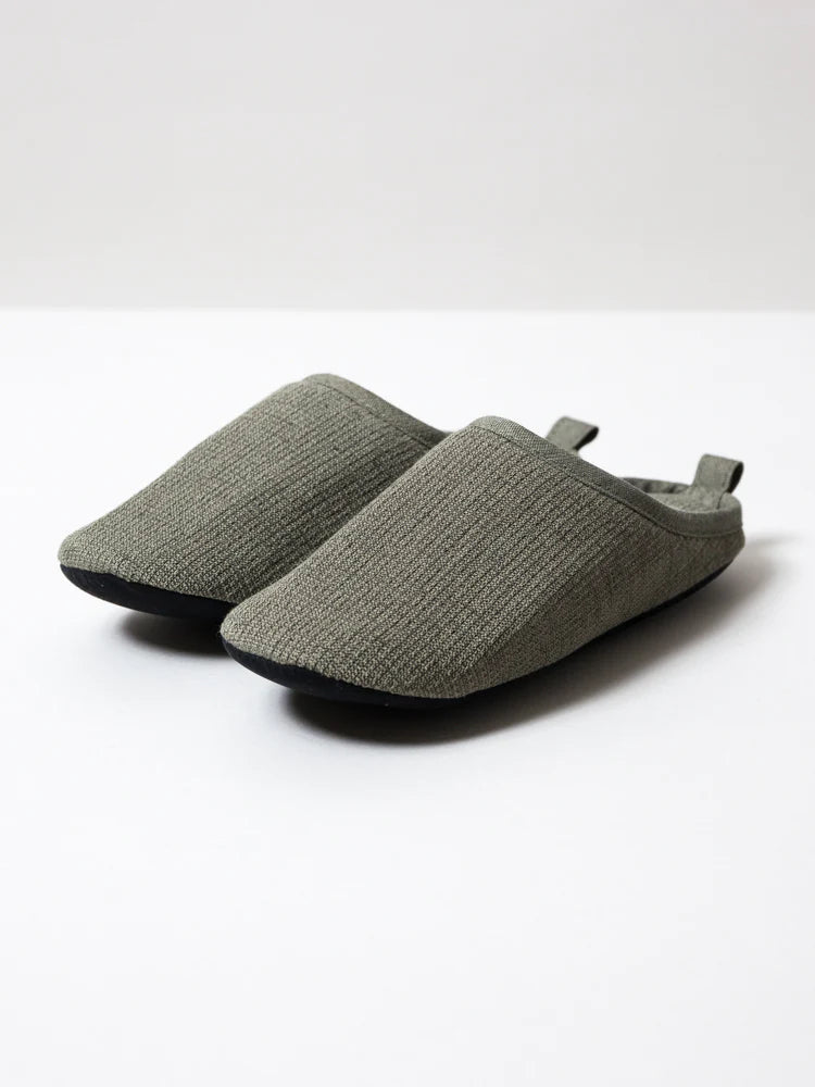 Moku Linen Room Shoes Olive – Stitch and Tickle
