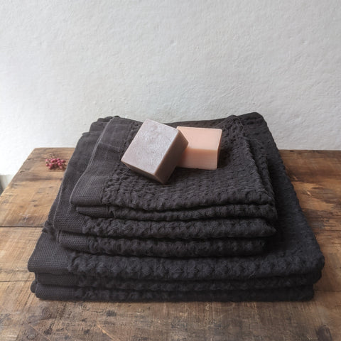 KONTEX Lattice Linen Waffle Towel - Thumbnail 4