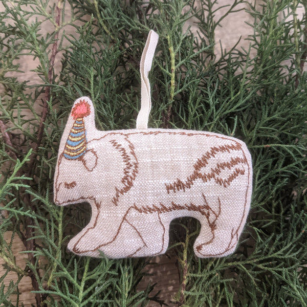 Skippy Cotton Party Bear  lavender ornament shop boston