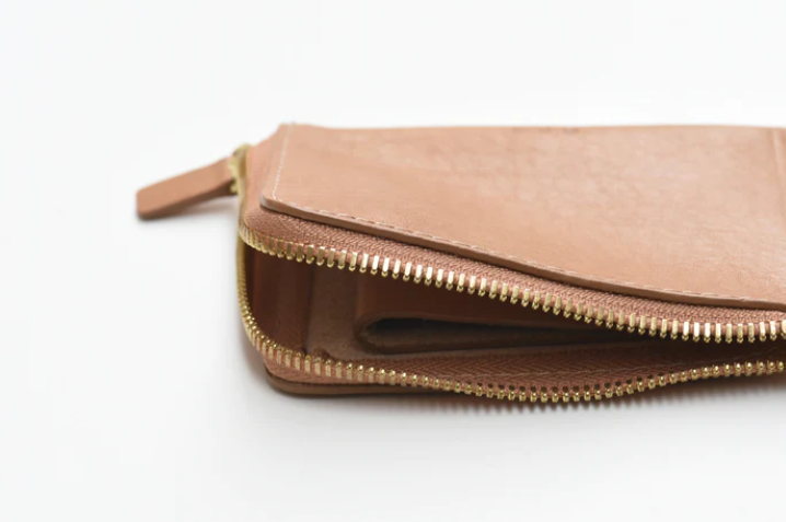 864 Design leather wallet zip. Shop Boston  Horween