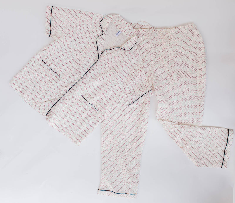 Domi classic pajama set sleepwear loungewear shop boston