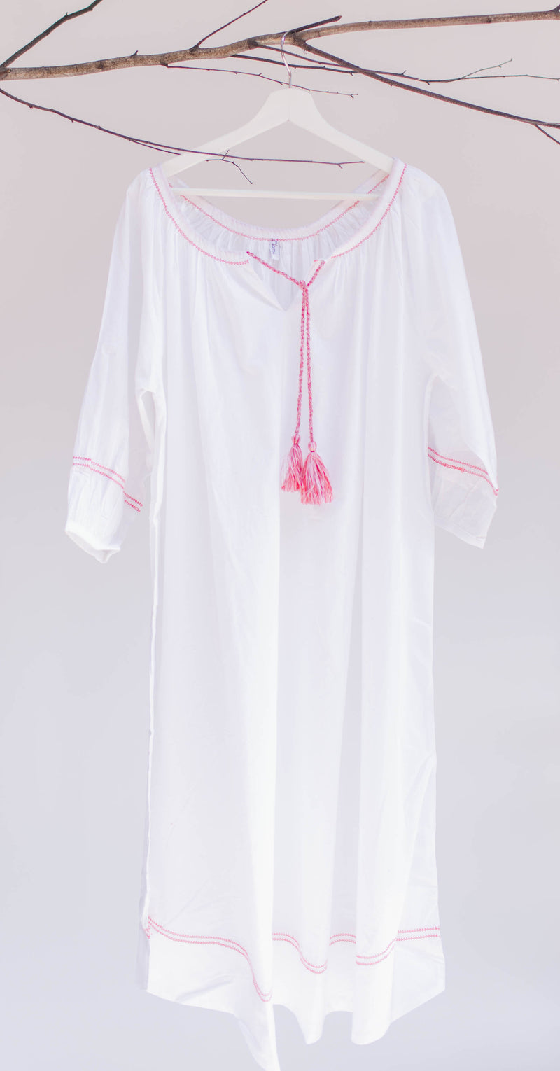 Domi peasant night gown sleepwear loungewear shop boston
