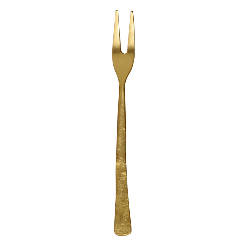 Brass cocktail fork handmade sowa boston gift shop 