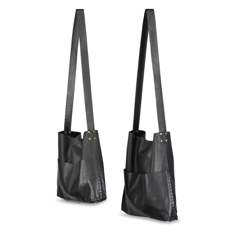 Alma or Alesia - Crossbody Messenger Bag - Black - Price from
