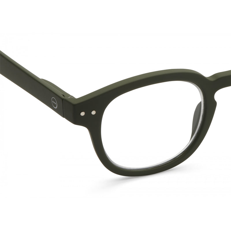 French Izipizi Reading Glasses C in Khaki Green