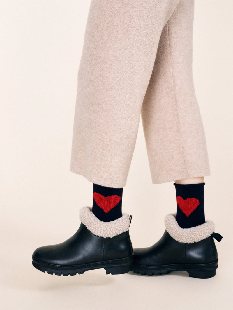 Hansel from Basel Love Cashmere Crew Socks. Made in Portugal.