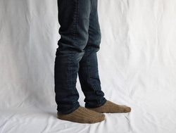 Nishiguchi Kutsuhshita Cashmere ribbed socks shop Boston