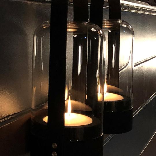 Ameico portable cordless rechargeable light Le Klint Candlelight flickering LED lamp lantern hygge Denmark oak wood shop Boston sowa gift store boutique