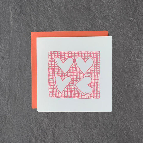 Heart Letterpress Notecard (Square)