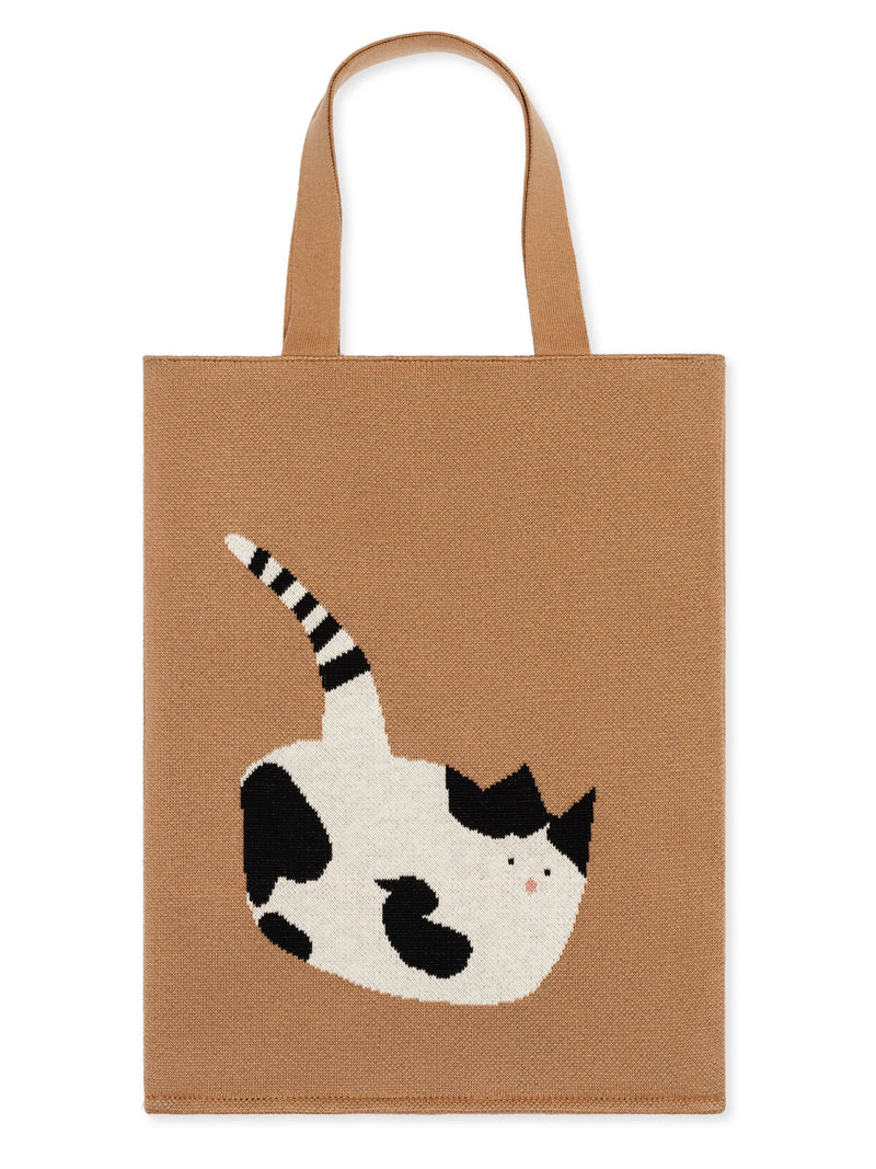 Hansel from Basel cotton cat tote. Hansel from Basel cotton cat tote. 