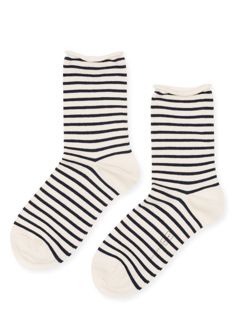 Hansel from Basel Nautical Stripe Crew Socks 