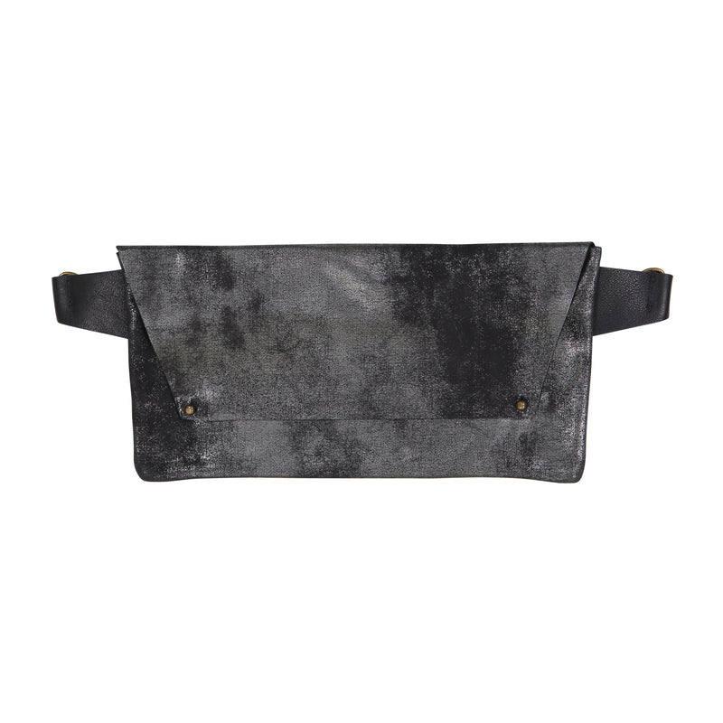 stitch and tickle strasbourg belt bag fanny pack hip bag hip sack  handmade leather made in boston
