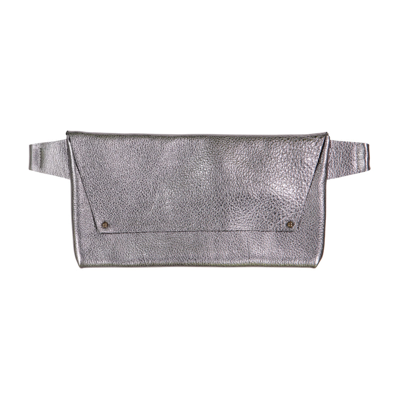 stitch and tickle strasbourg belt bag fanny pack hip bag hip sack  handmade leather made in boston
