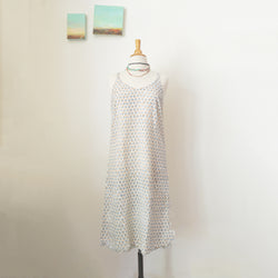 Slip dress with calico print from Auntie Oti Shop Boston