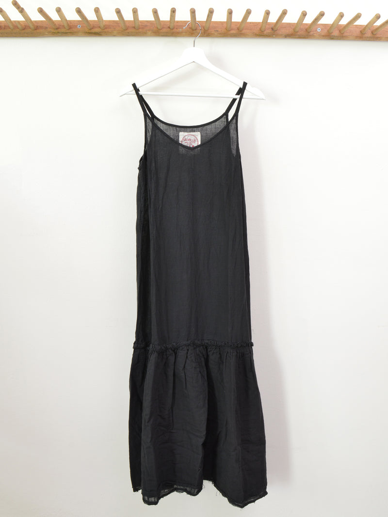 Black slip dress from Auntie Oti Shop Boston