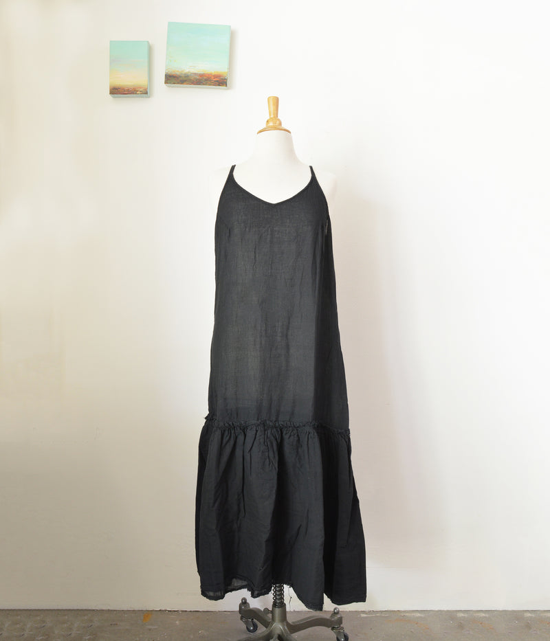 Black slip dress from Auntie Oti Shop Boston