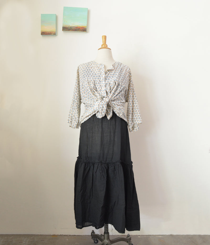 Black slip dress from Auntie Oti Shop Boston