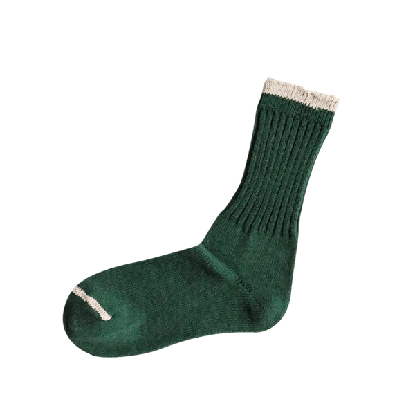 Nishigushi Kutsushita cotton silk crew socks mens and womens