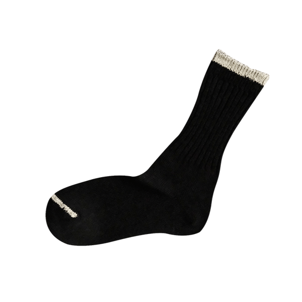 Nishigushi Kutsushita cotton silk crew socks mens and womens